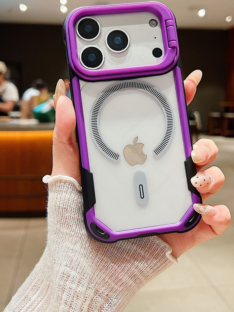 Purple / White